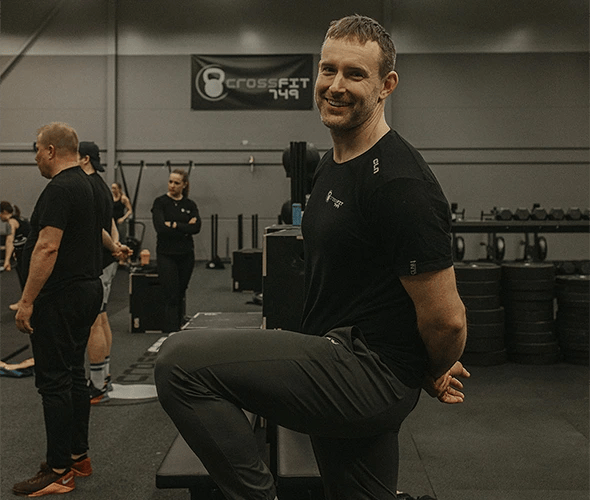 Simon Silén coach at CrossFit 749