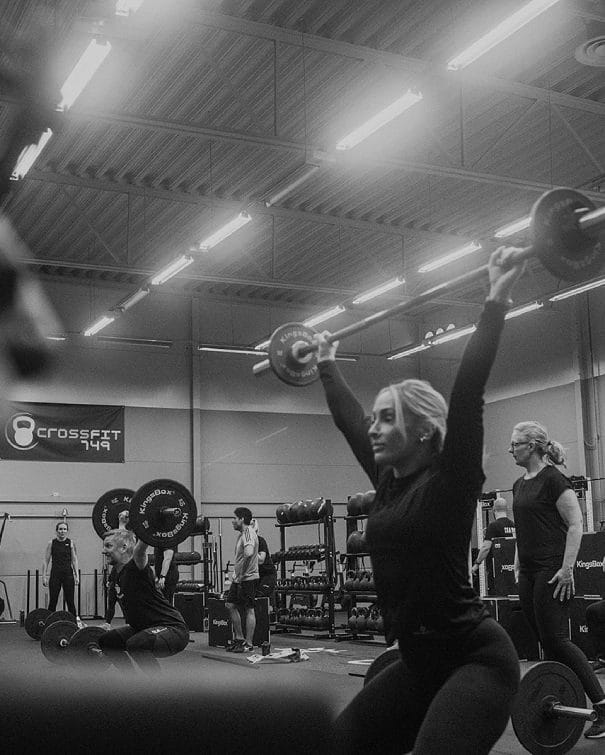 Woman closeup on CrossFit Training at CrossFit 749