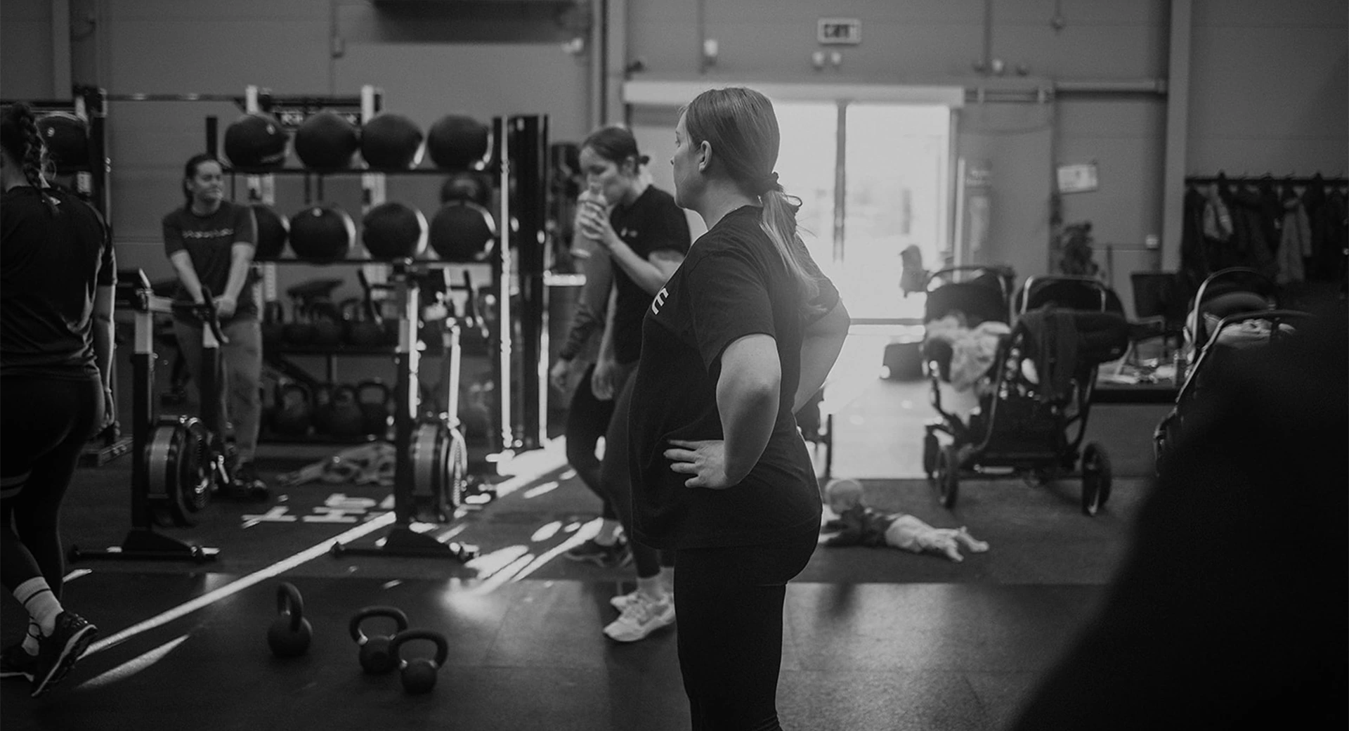 mom training at CrossFit 749